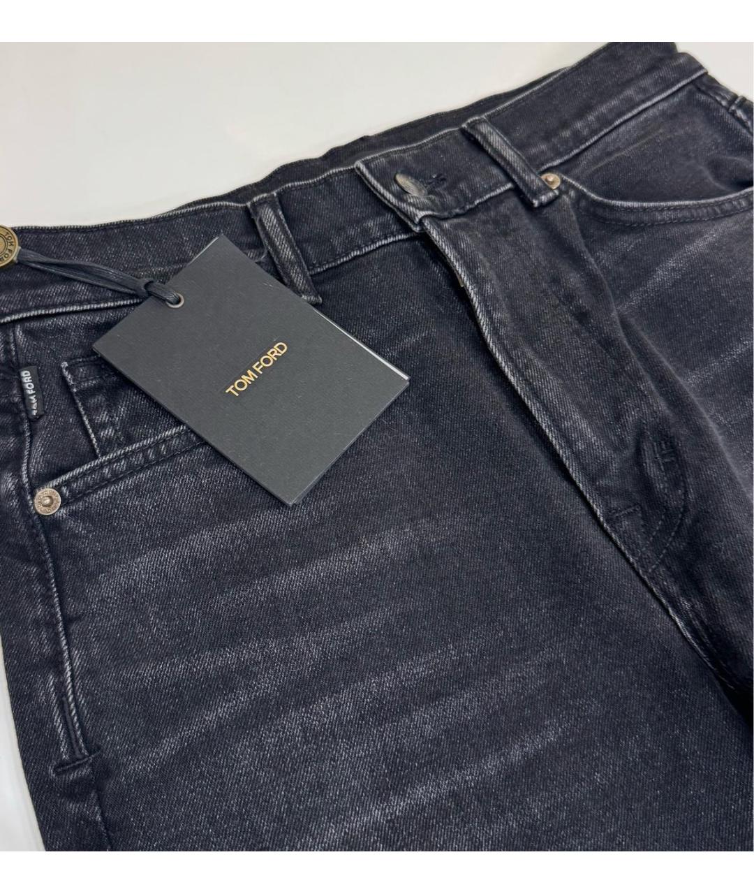 TOM FORD Черные прямые джинсы, фото 5