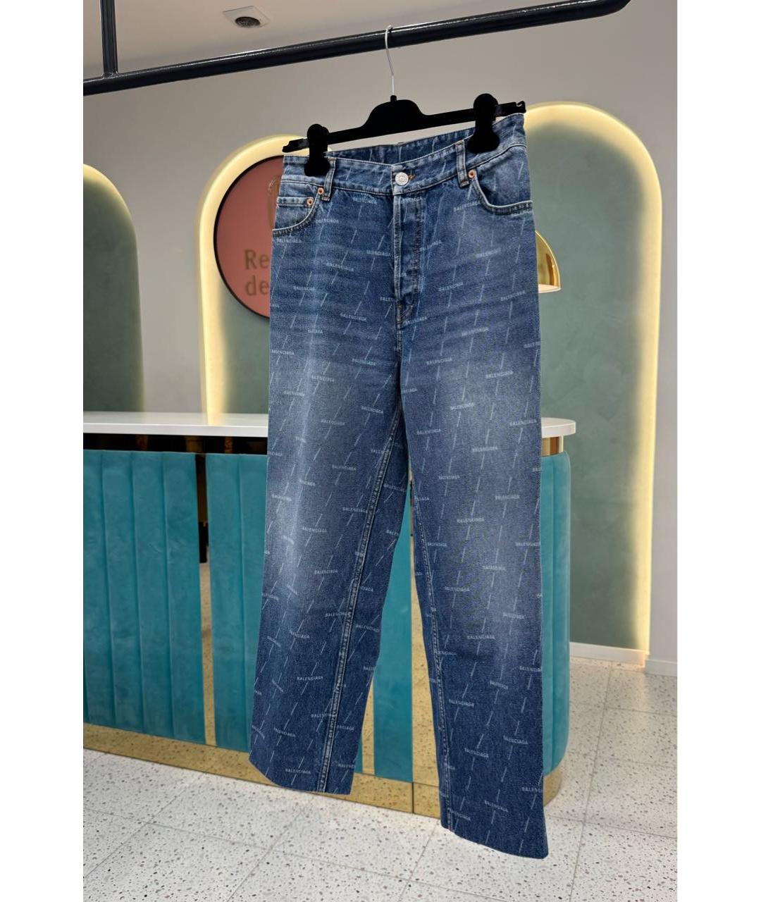 BALENCIAGA Синие прямые джинсы, фото 2