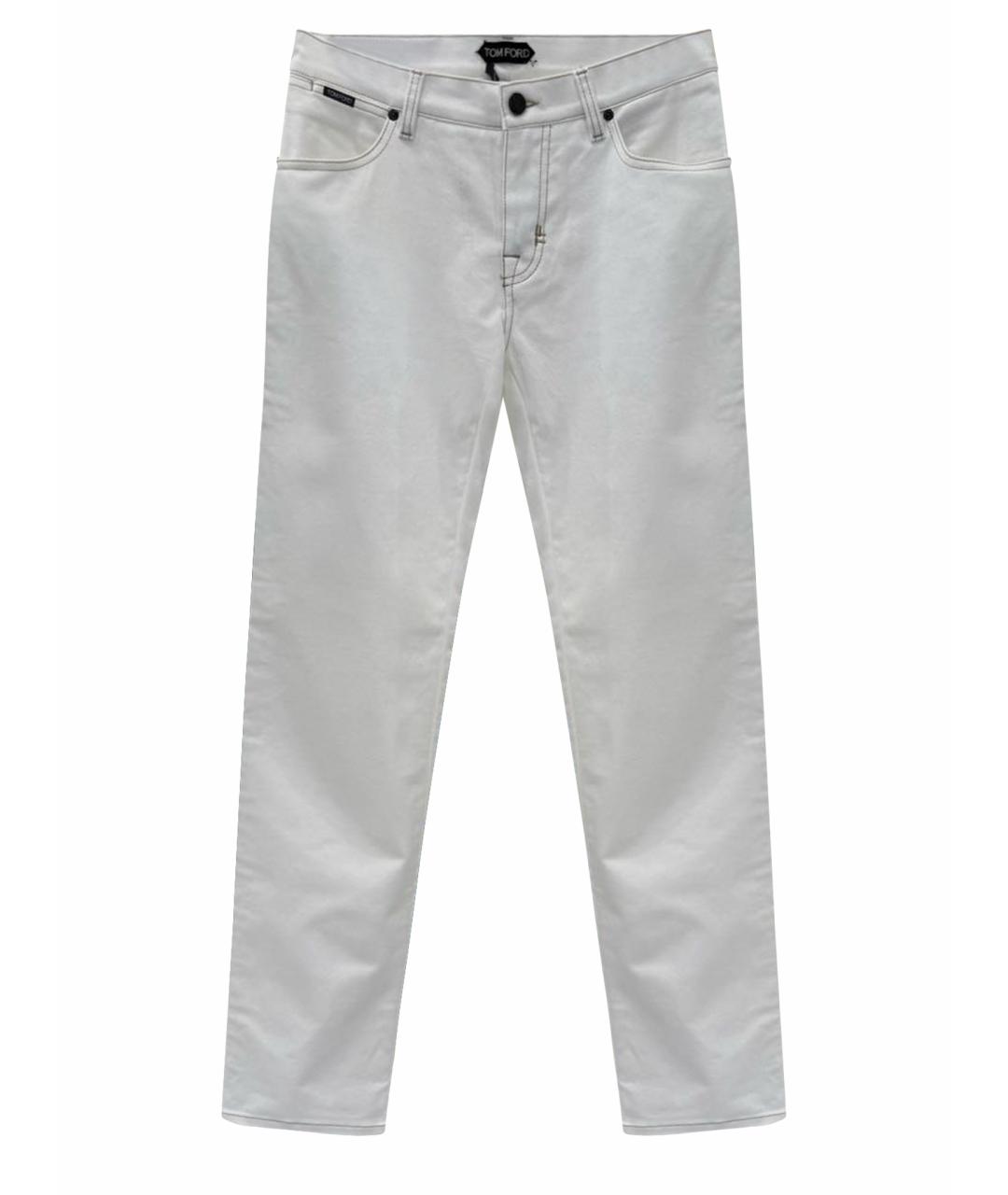 TOM FORD Белые прямые джинсы, фото 1