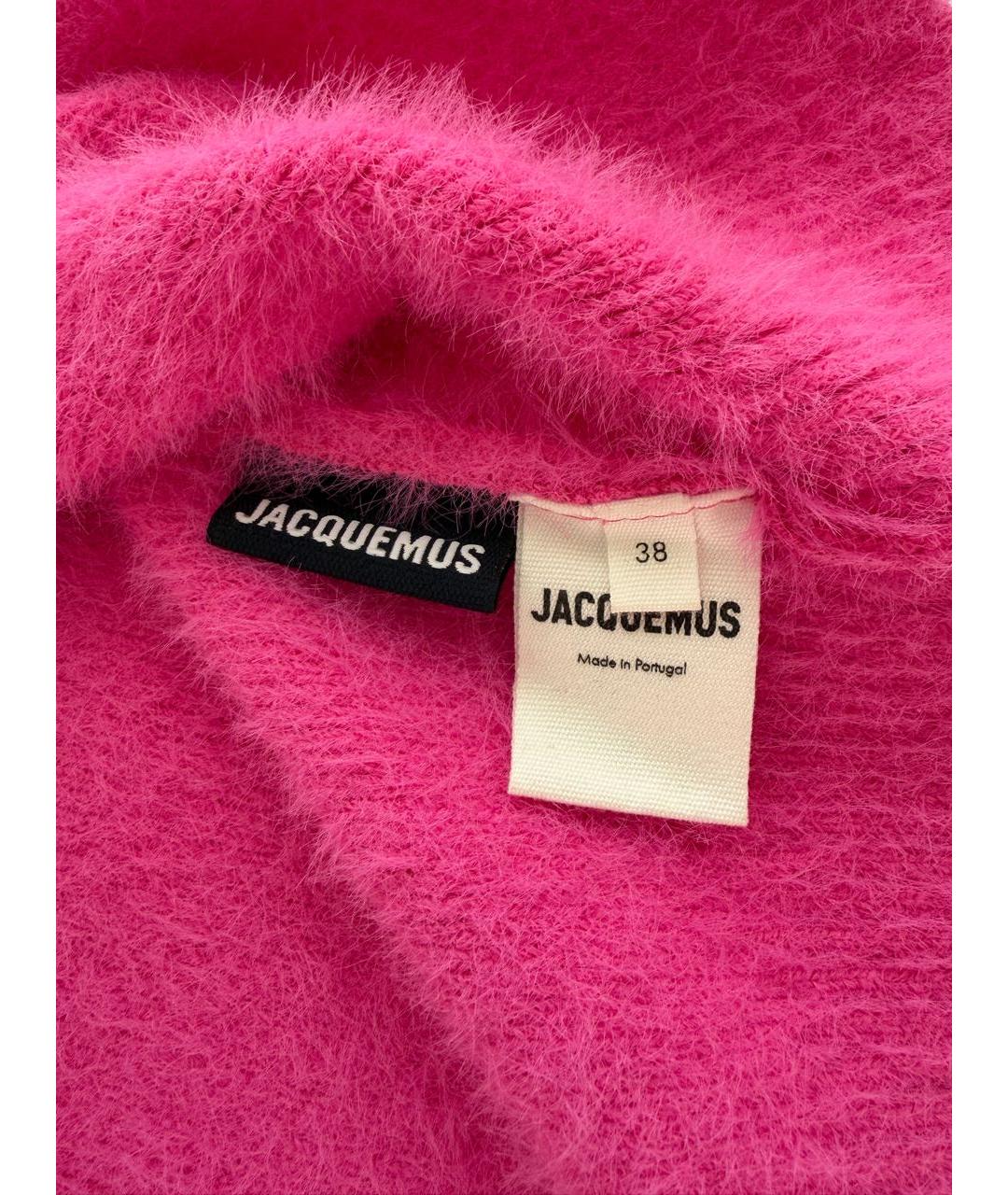 JACQUEMUS Розовый полиамидовый кардиган, фото 3