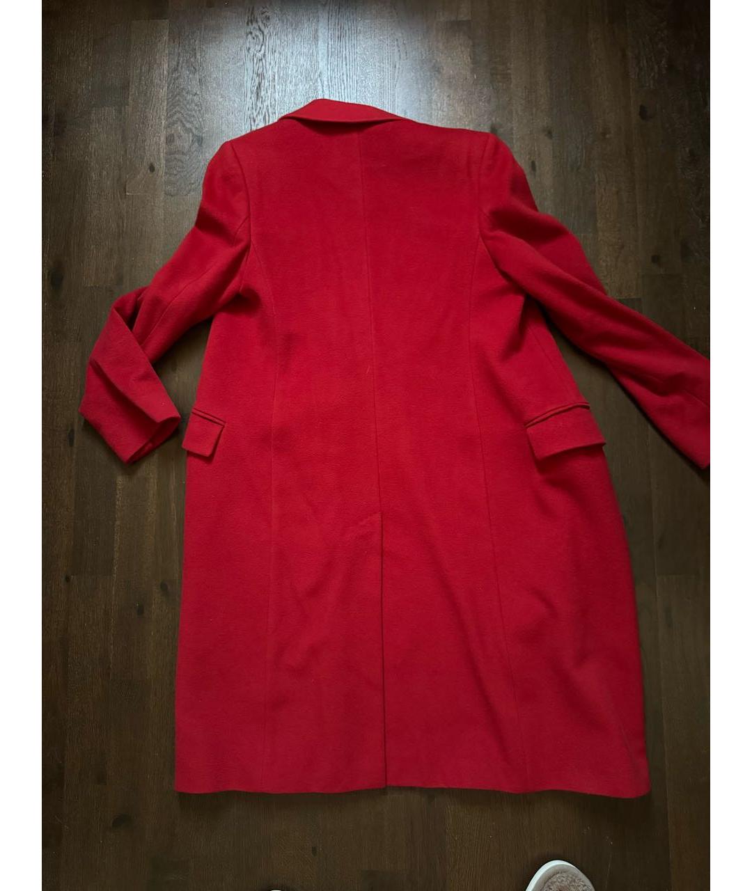 MAX MARA Красное шерстяное пальто, фото 2