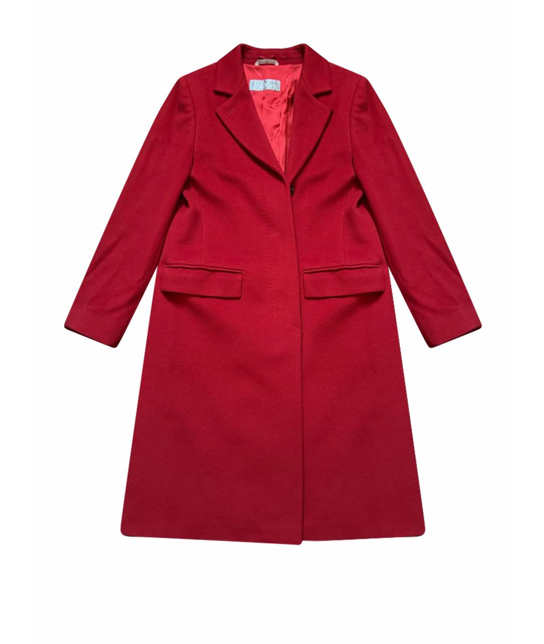 MAX MARA Красное шерстяное пальто, фото 1