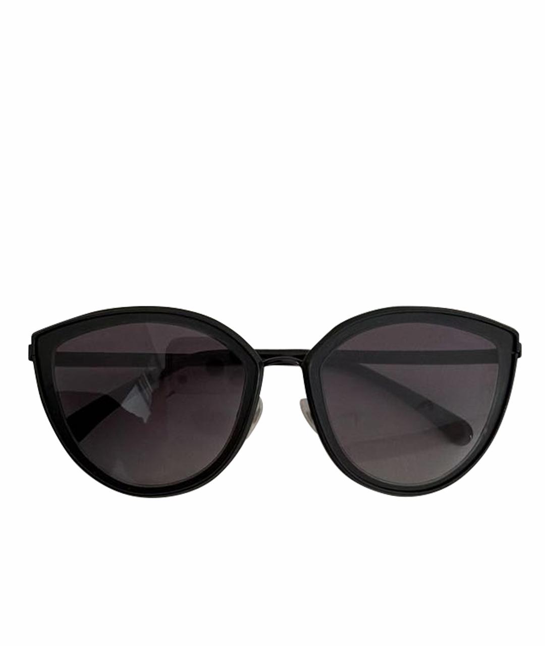 CHANEL Черные пластиковые солнцезащитные очки, фото 1