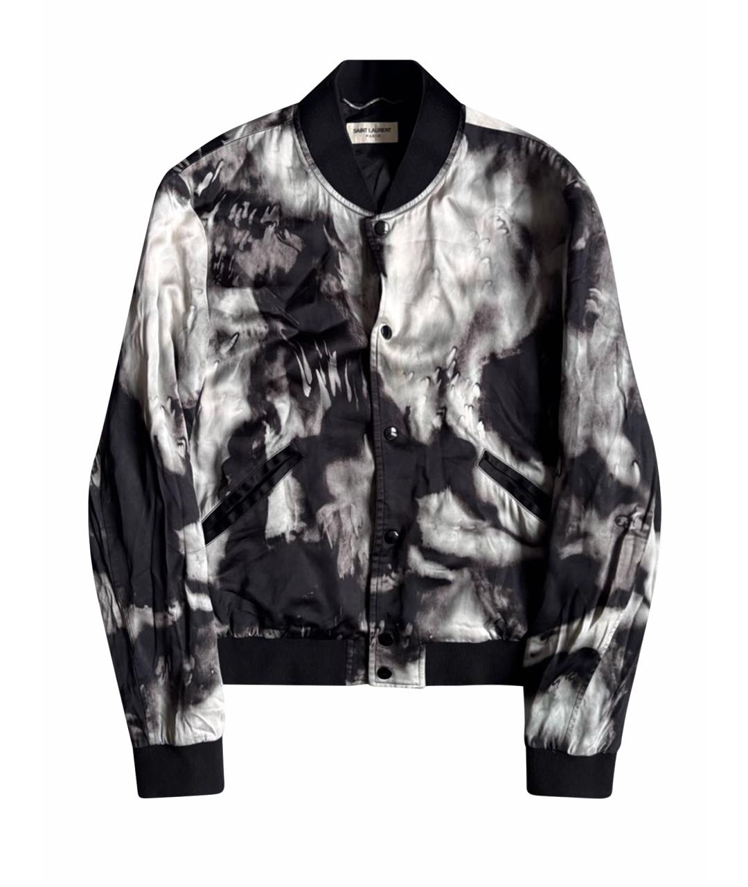 SAINT LAURENT Белая шелковая куртка, фото 1