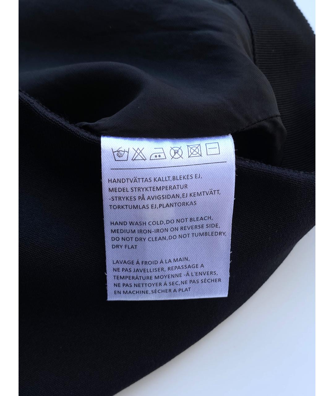 ACNE STUDIOS Черная полиамидовая юбка мини, фото 8