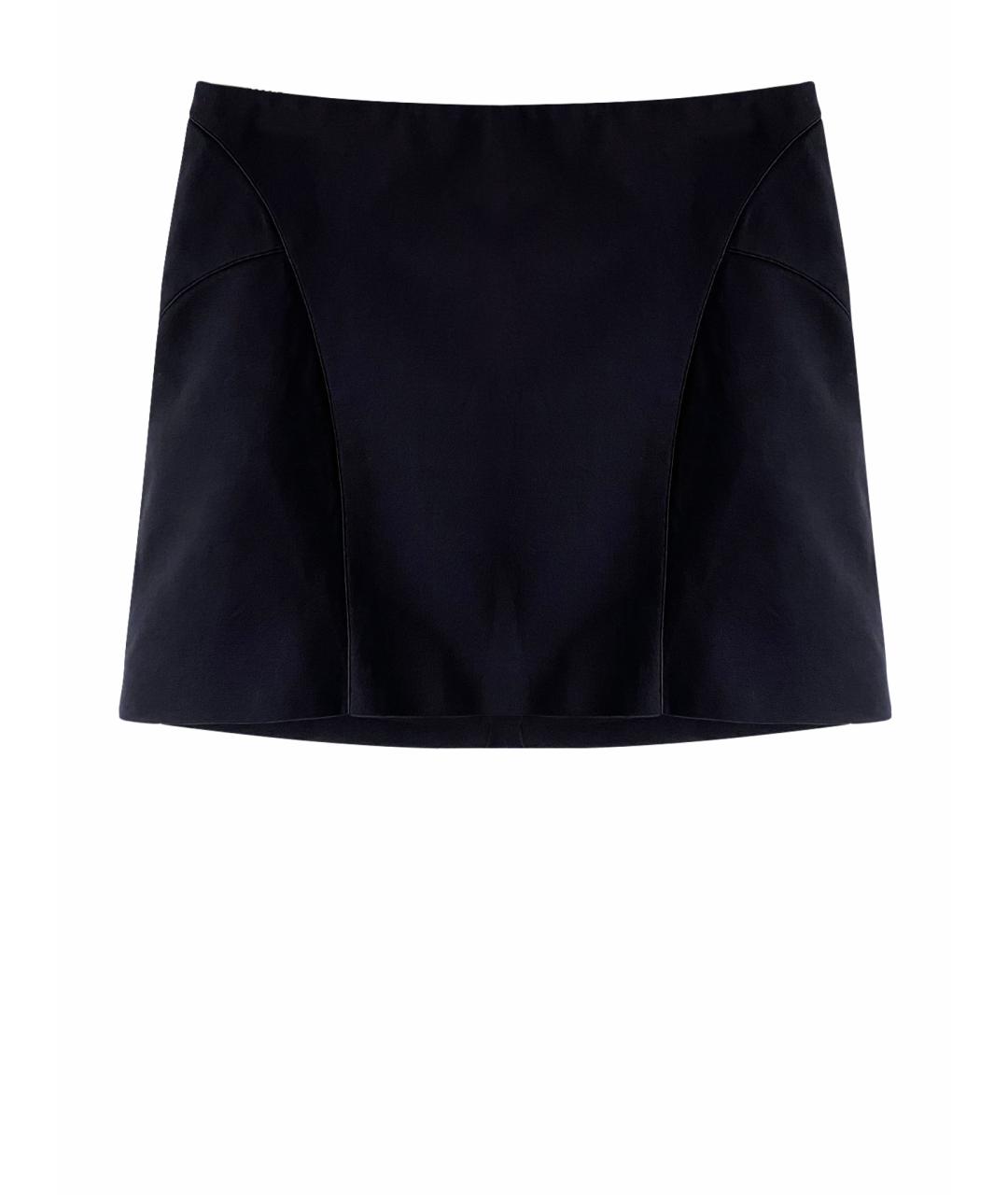 ACNE STUDIOS Черная полиамидовая юбка мини, фото 1