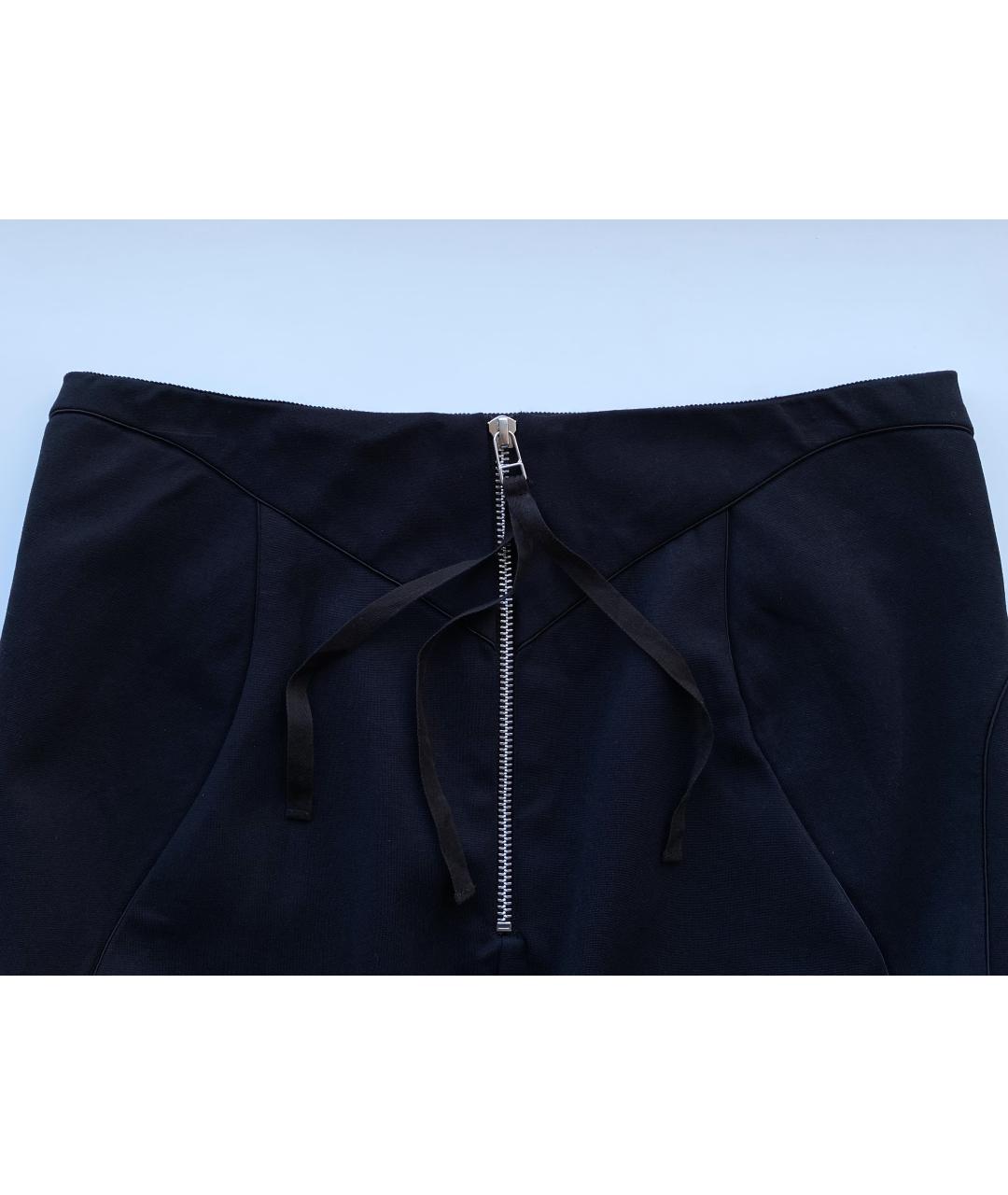 ACNE STUDIOS Черная полиамидовая юбка мини, фото 4