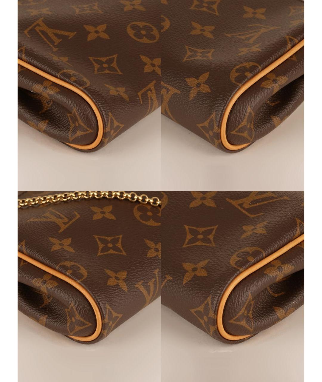 LOUIS VUITTON Коричневая сумка с короткими ручками из канвы, фото 8