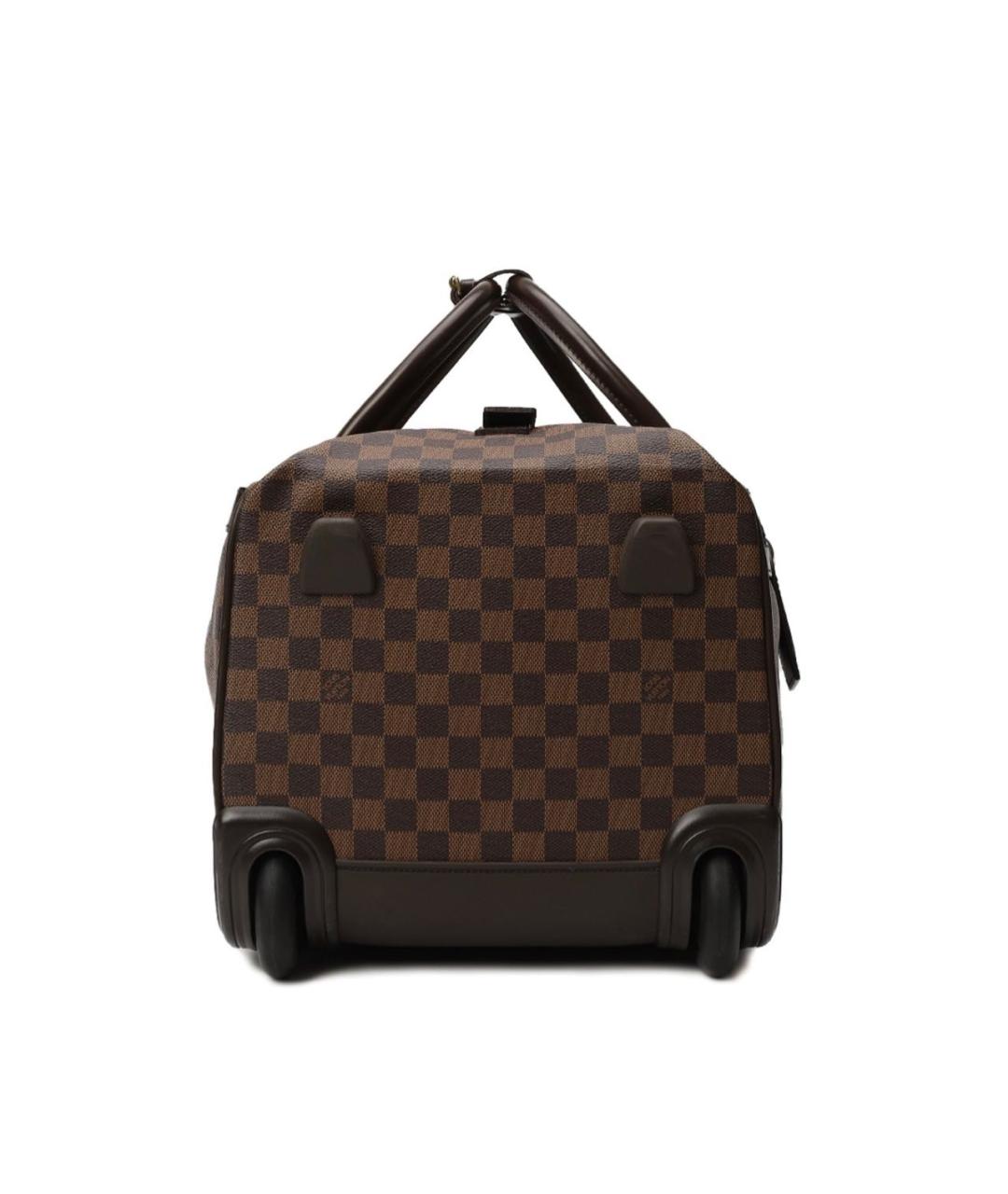 LOUIS VUITTON Коричневая кожаная дорожная/спортивная сумка, фото 3