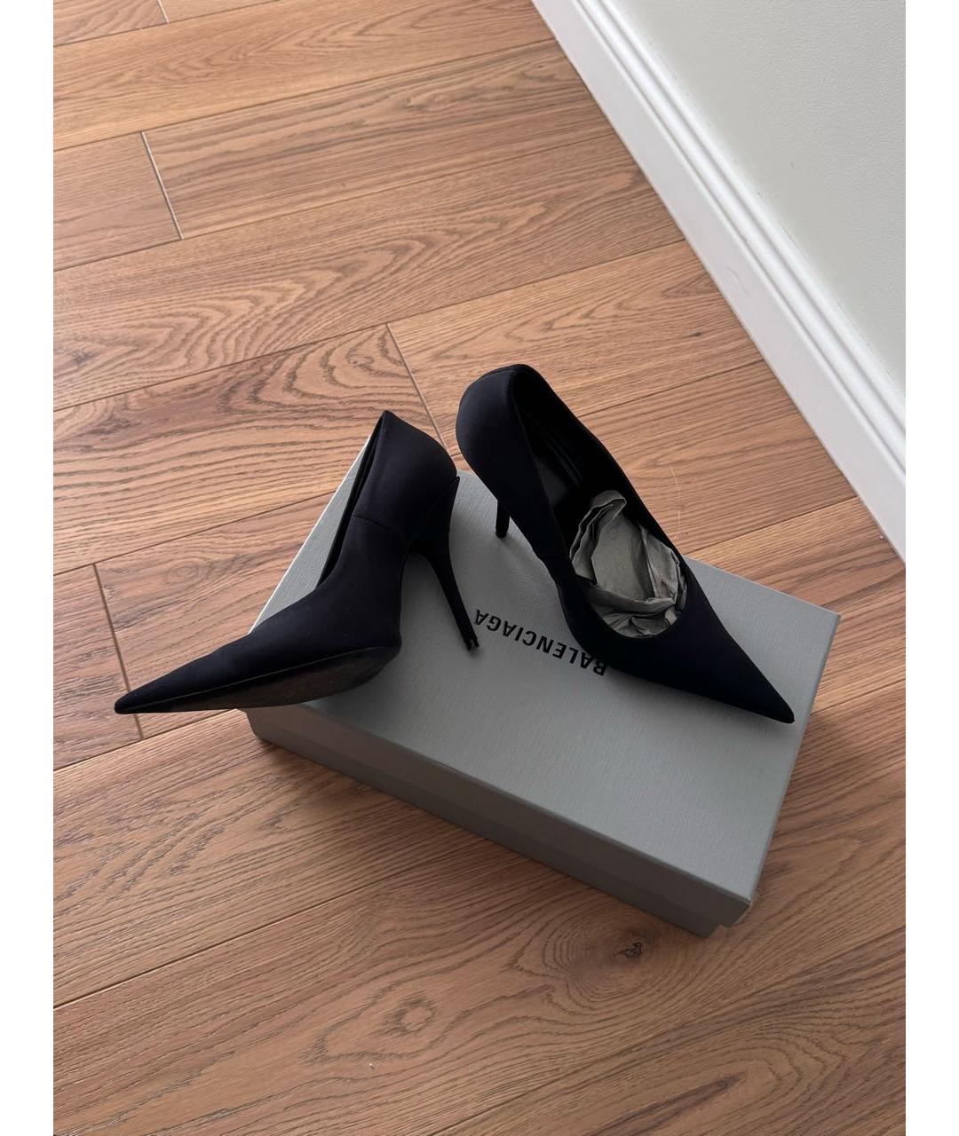 BALENCIAGA Черные туфли, фото 2