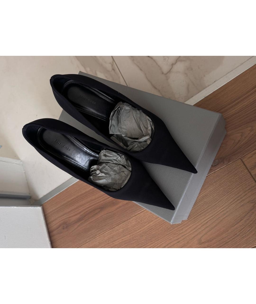 BALENCIAGA Черные туфли, фото 3