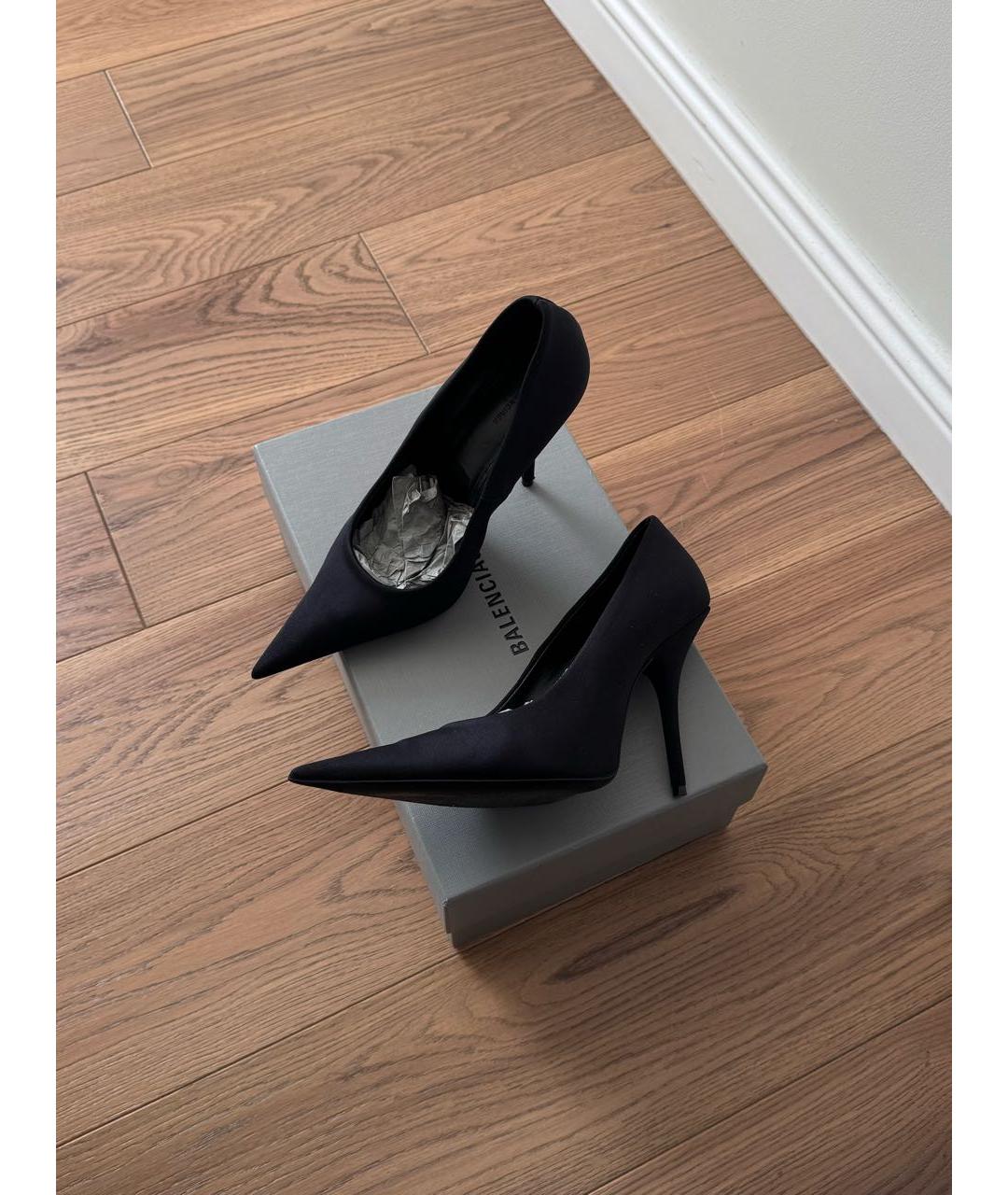 BALENCIAGA Черные туфли, фото 6