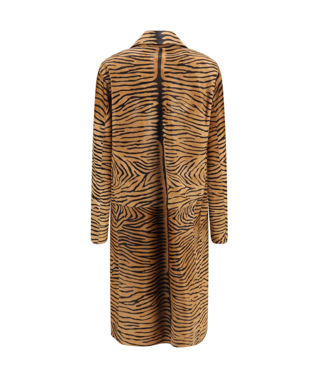 FENDI Мульти кожаное пальто, фото 2
