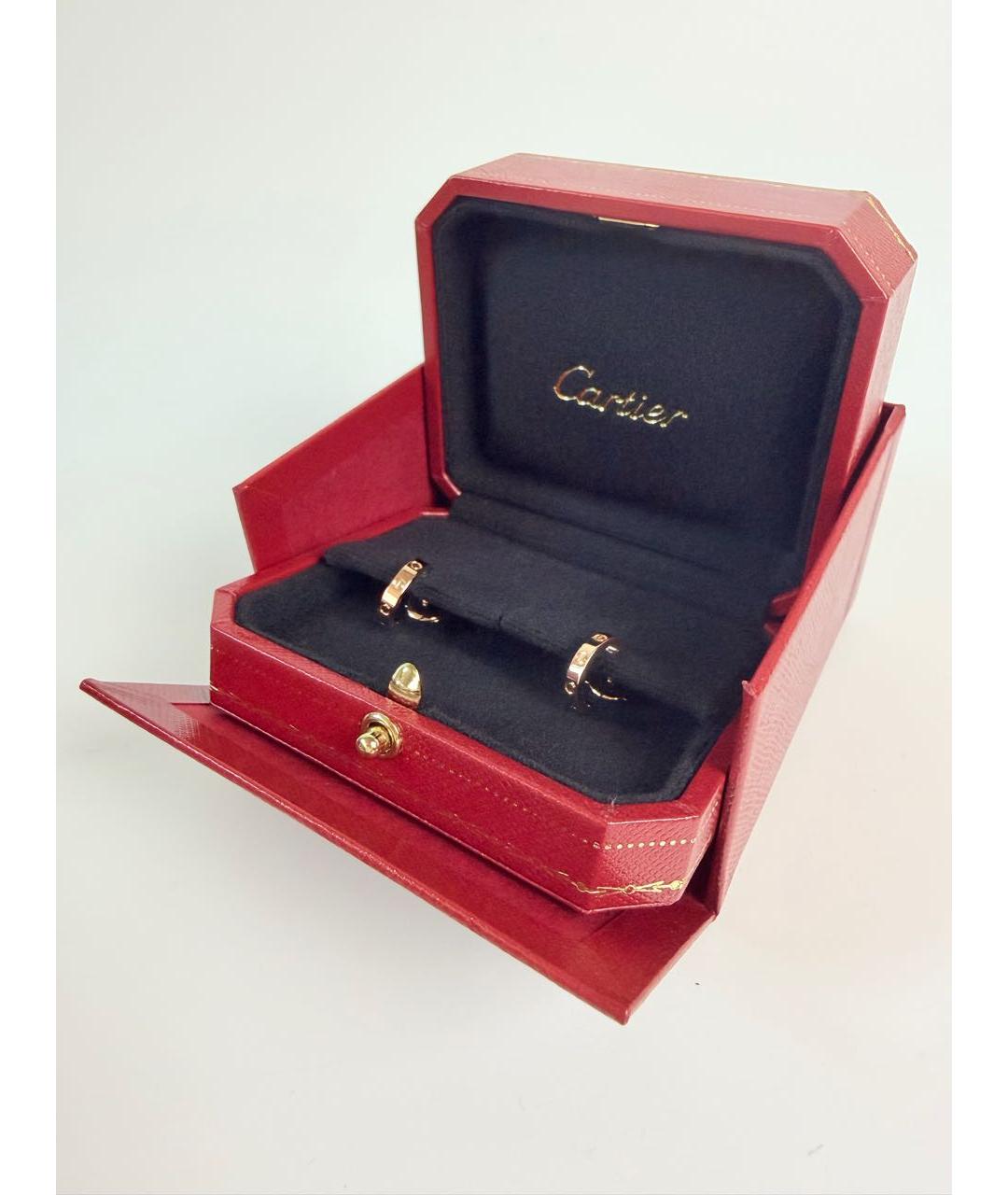 CARTIER Золотые серьги из розового золота, фото 4