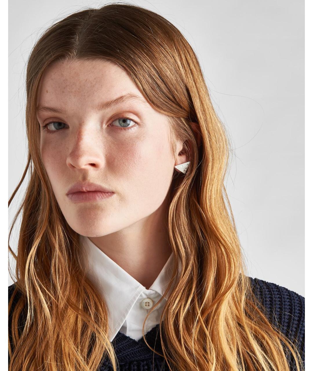 PRADA Серебряные серебряные серьги, фото 8