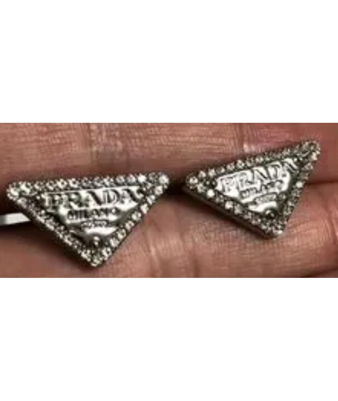 PRADA Серебряные серебряные серьги, фото 2