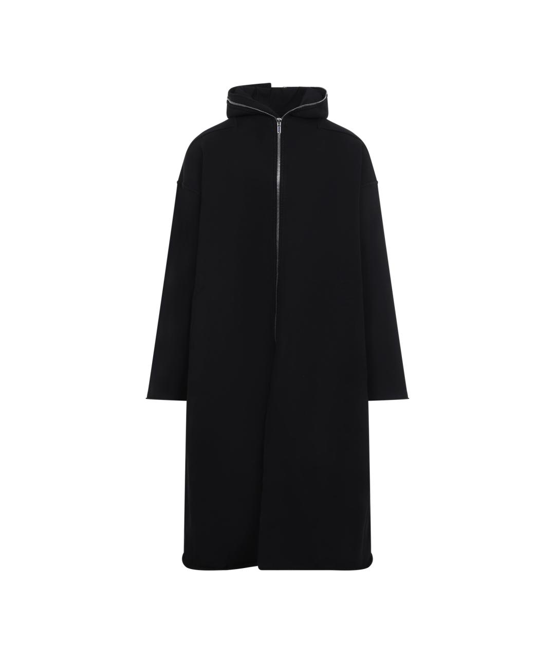 RICK OWENS DRKSHDW Черное хлопковое пальто, фото 5