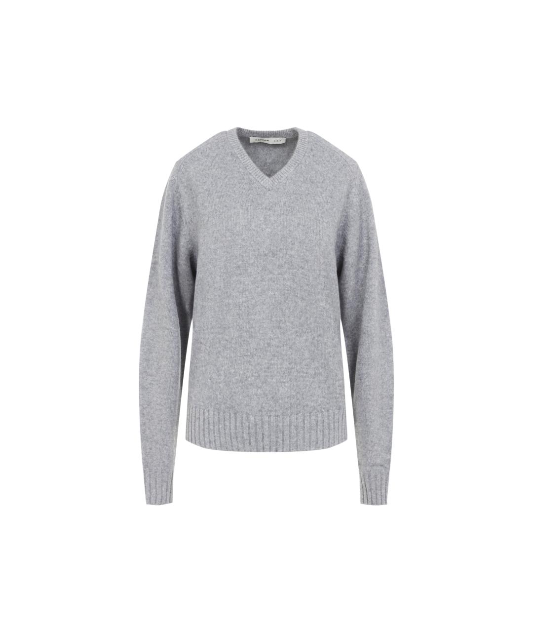Carven Серый кашемировый джемпер / свитер, фото 4