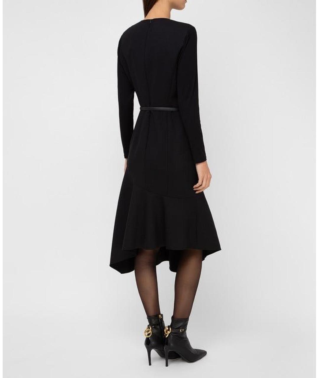 MAX MARA Темно-синее шерстяное вечернее платье, фото 3