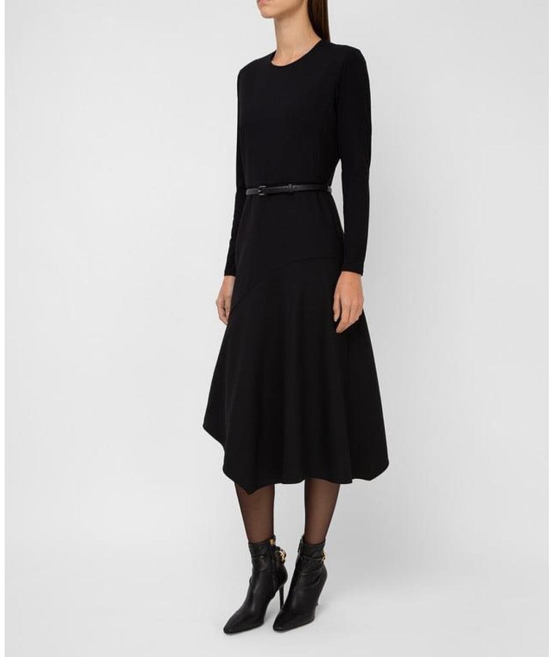 MAX MARA Темно-синее шерстяное вечернее платье, фото 2