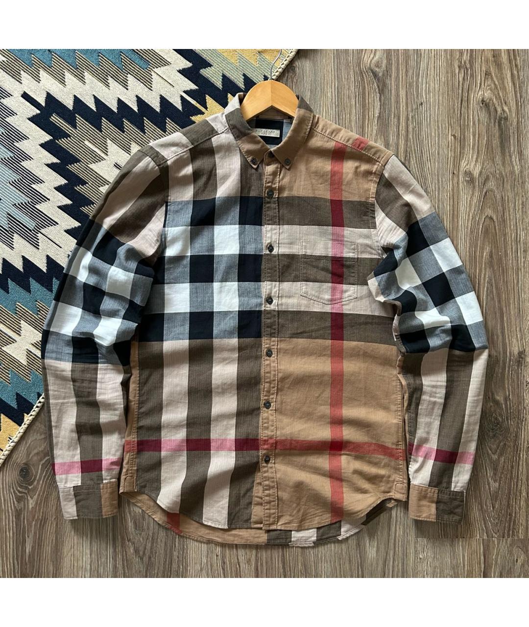 BURBERRY Хлопковая кэжуал рубашка, фото 8