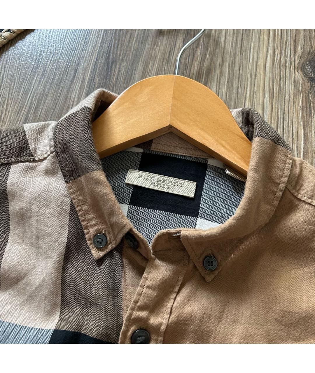 BURBERRY Хлопковая кэжуал рубашка, фото 5