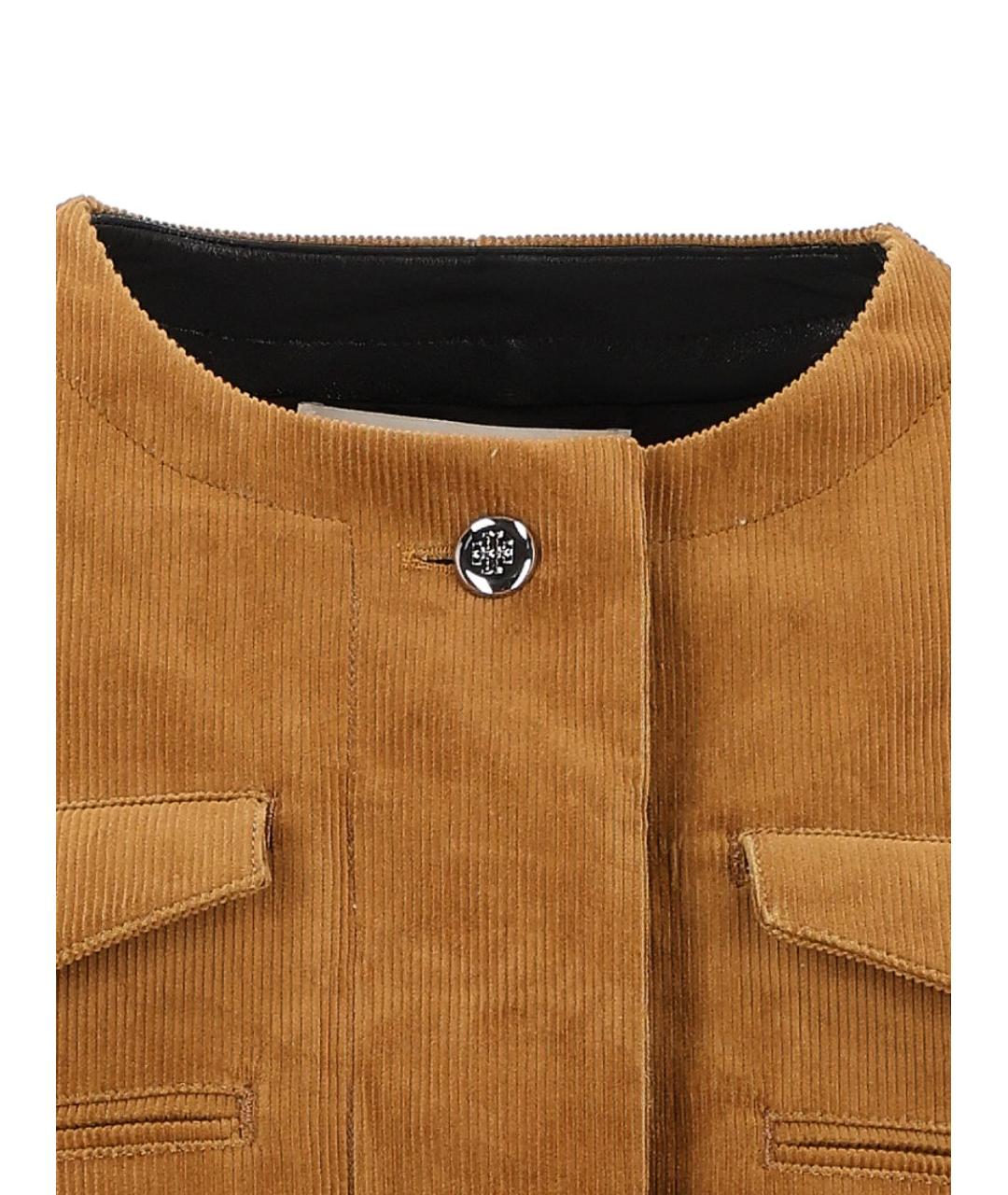 TORY BURCH Коричневая куртка, фото 3