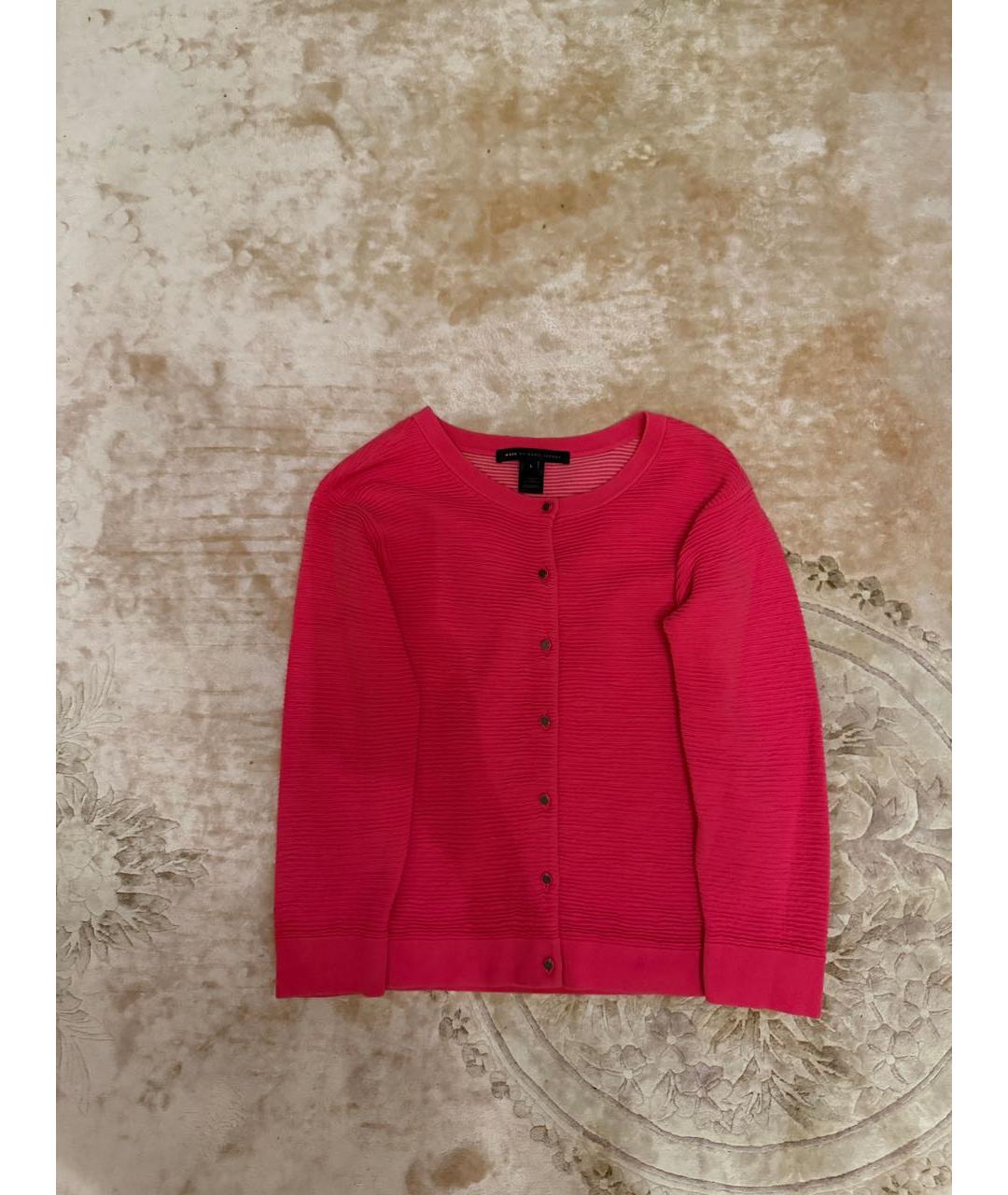 MARC JACOBS Розовый хлопковый кардиган, фото 4