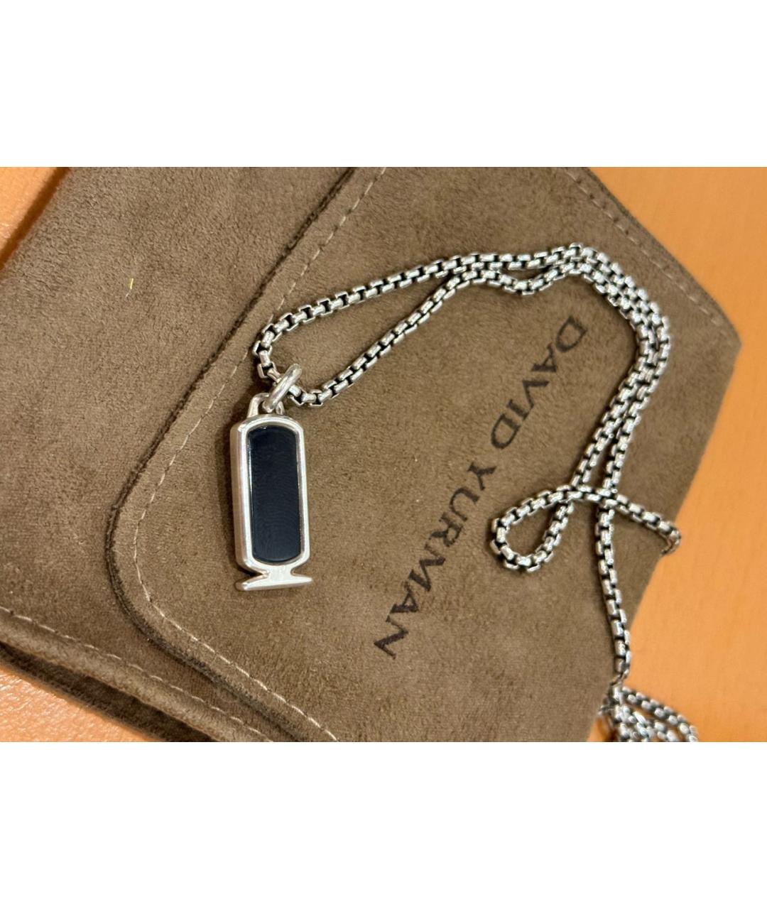 David Yurman Серебряная серебряная цепочка/подвеска, фото 7