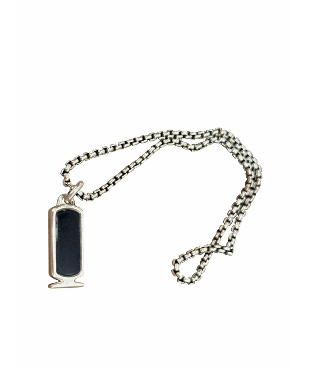 David Yurman Серебряная серебряная цепочка/подвеска, фото 1
