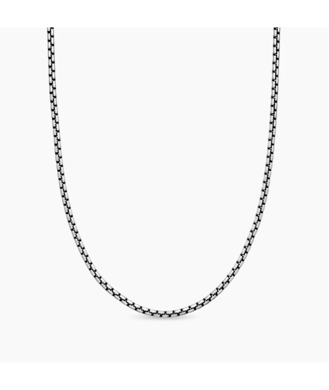 David Yurman Серебряная серебряная цепочка/подвеска, фото 6