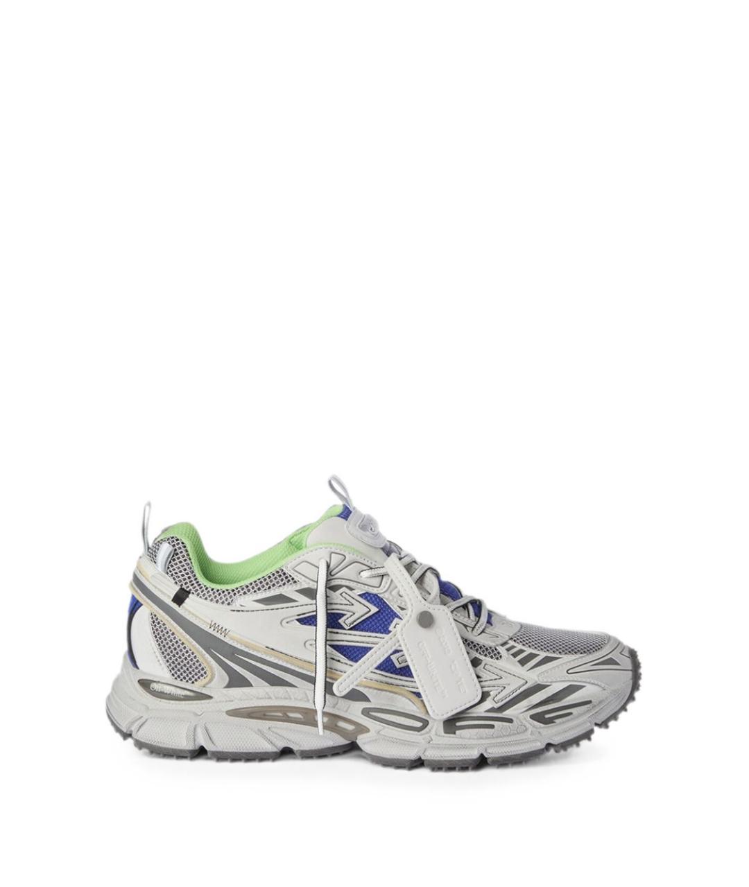 OFF-WHITE Мульти текстильные низкие кроссовки / кеды, фото 1