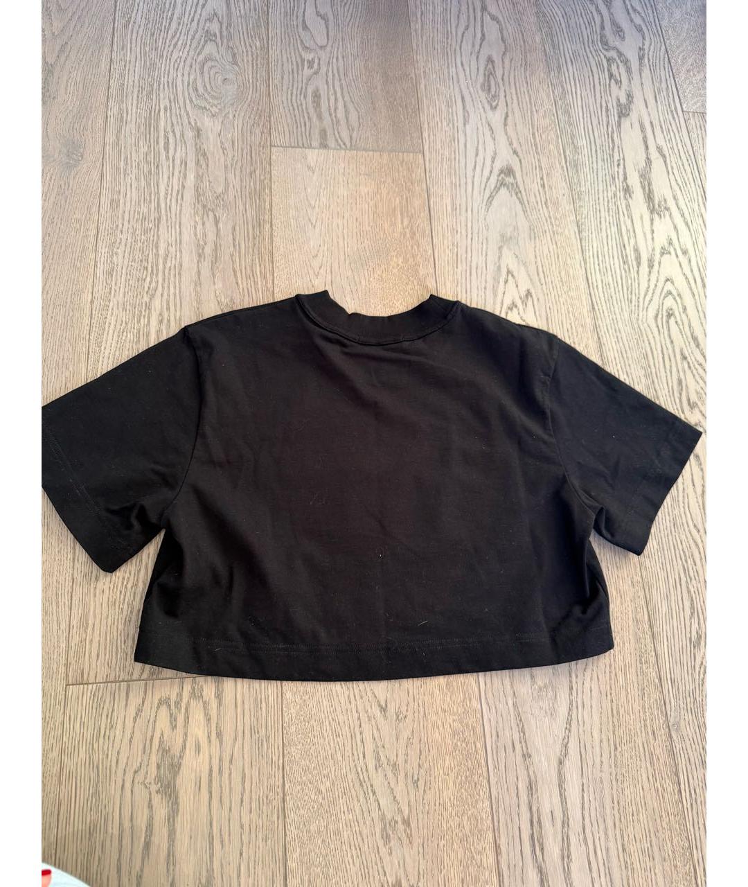 ALEXANDER WANG Черная хлопковая футболка, фото 5