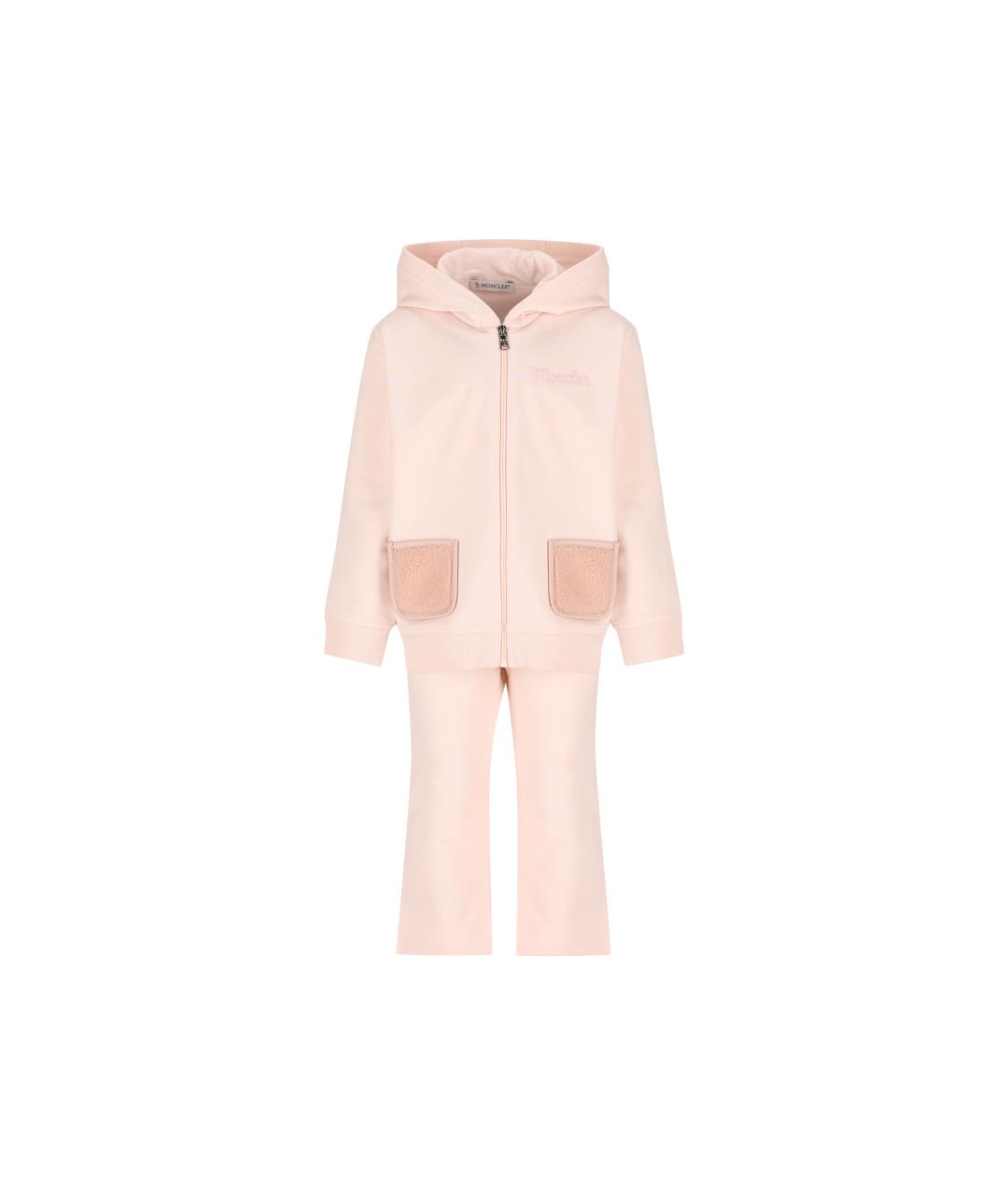 MONCLER KIDS Розовый комплект, фото 5