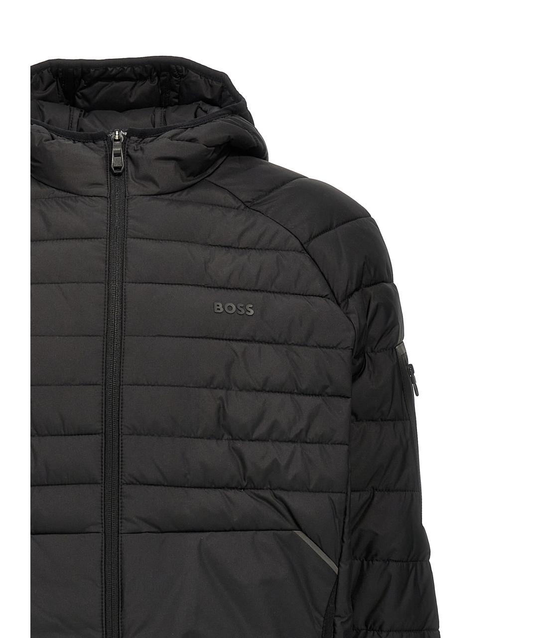 HUGO BOSS Черная полиэстеровая куртка, фото 3