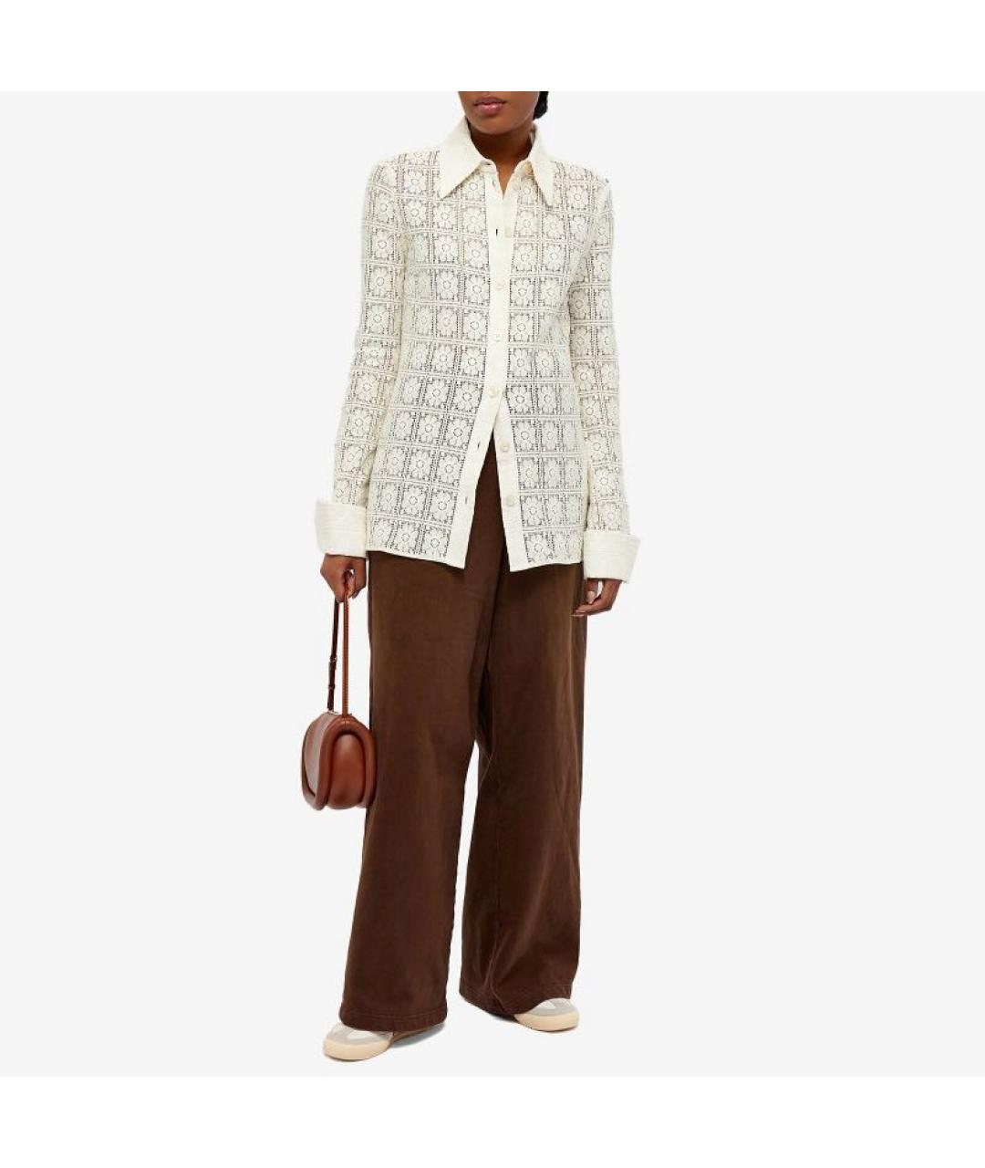 SPORTMAX Белая рубашка, фото 4