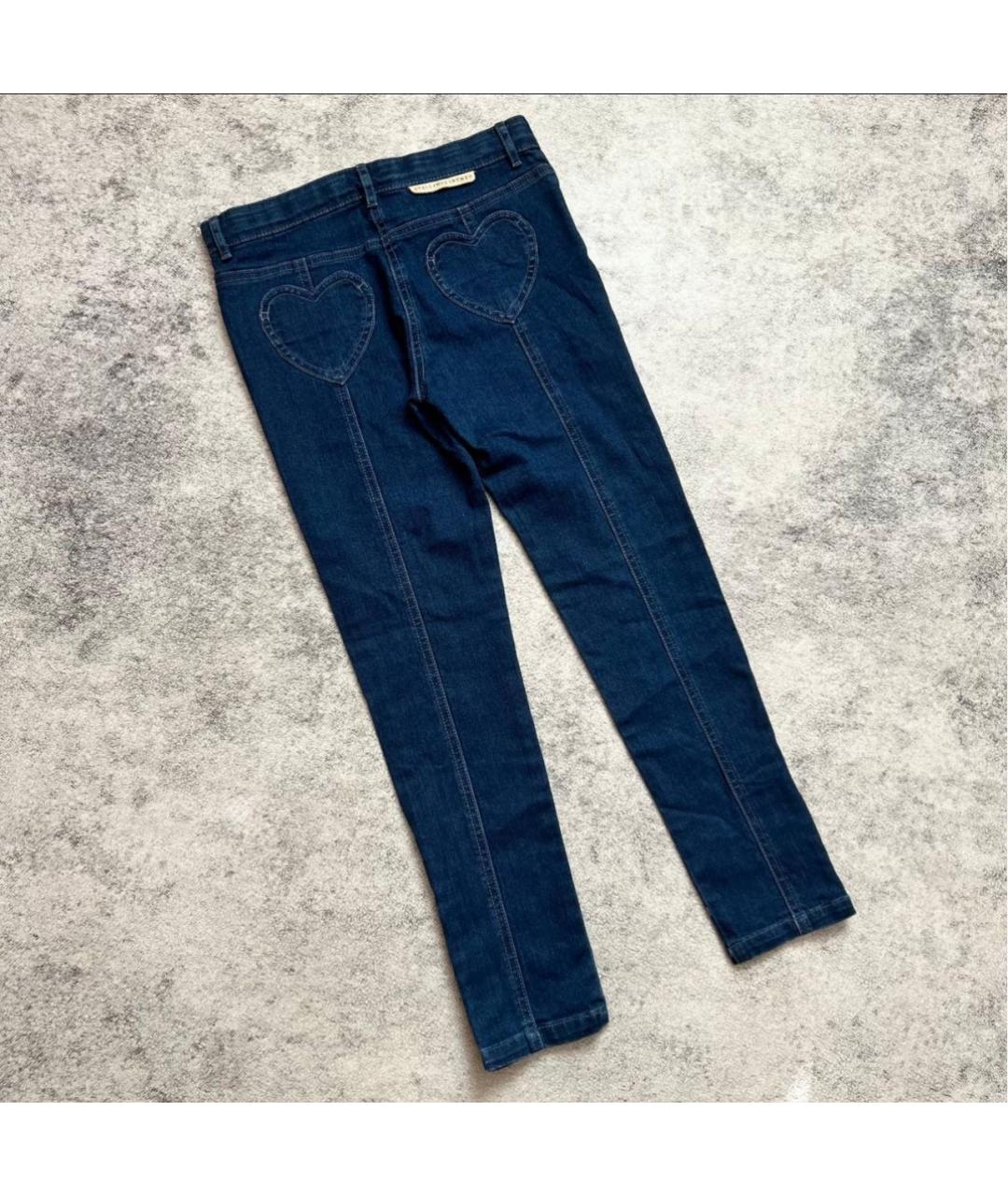 STELLA MCCARTNEY KIDS Темно-синие хлопковые детские джинсы, фото 2