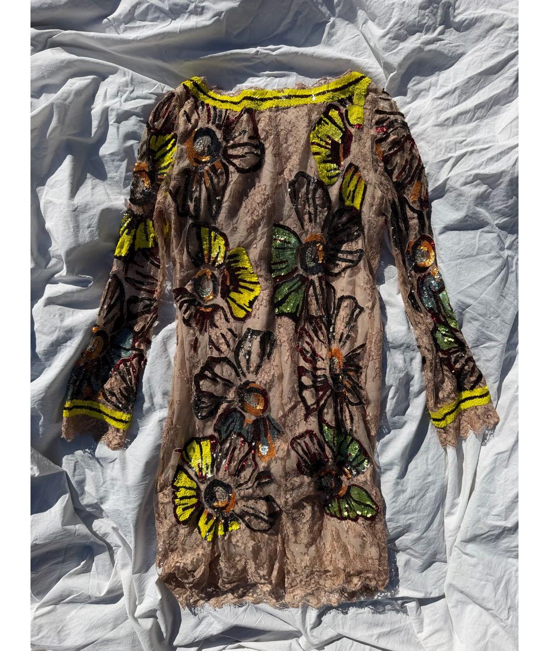 BLUMARINE Мульти полиамидовое вечернее платье, фото 2