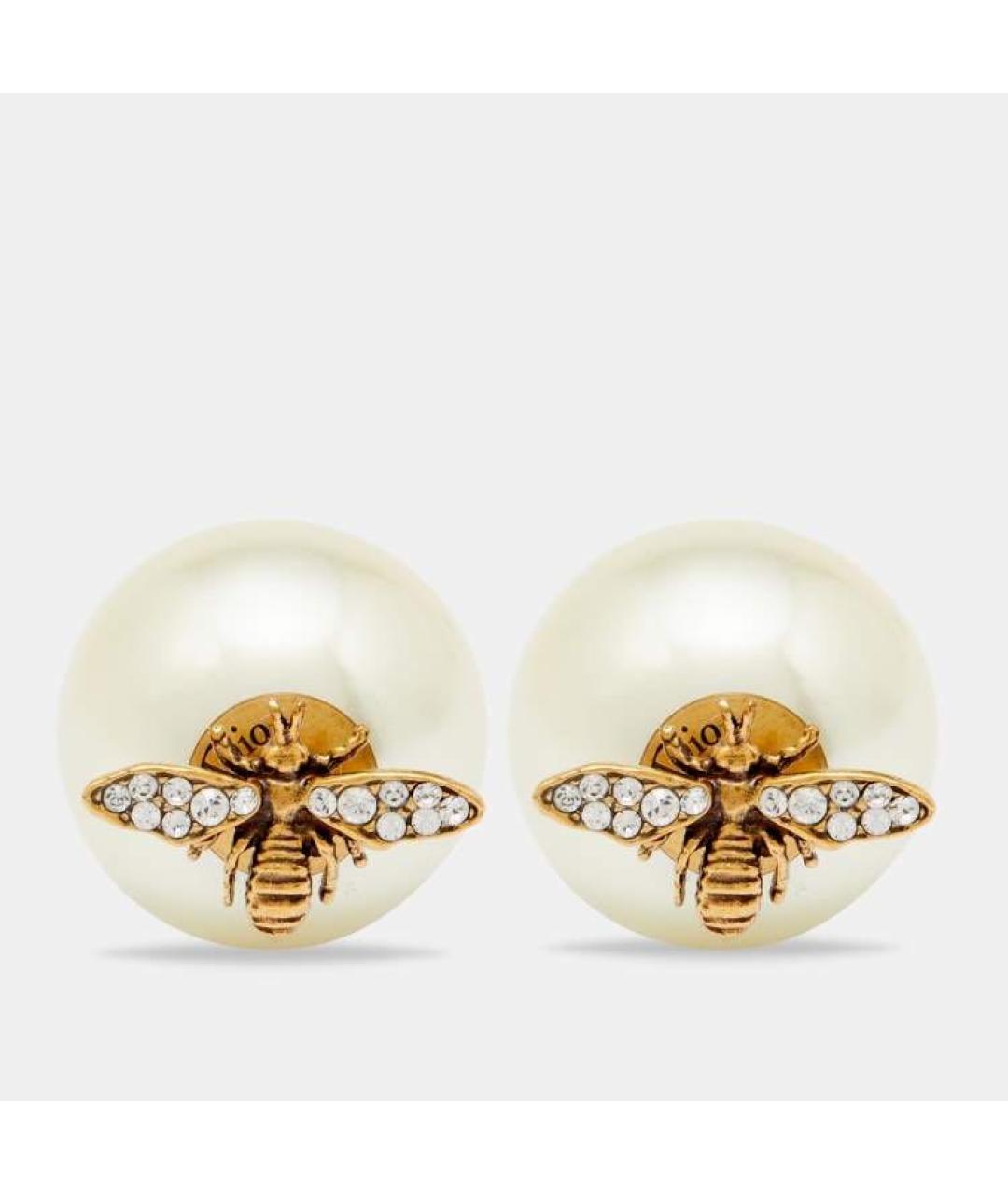 CHRISTIAN DIOR Золотые серьги, фото 8