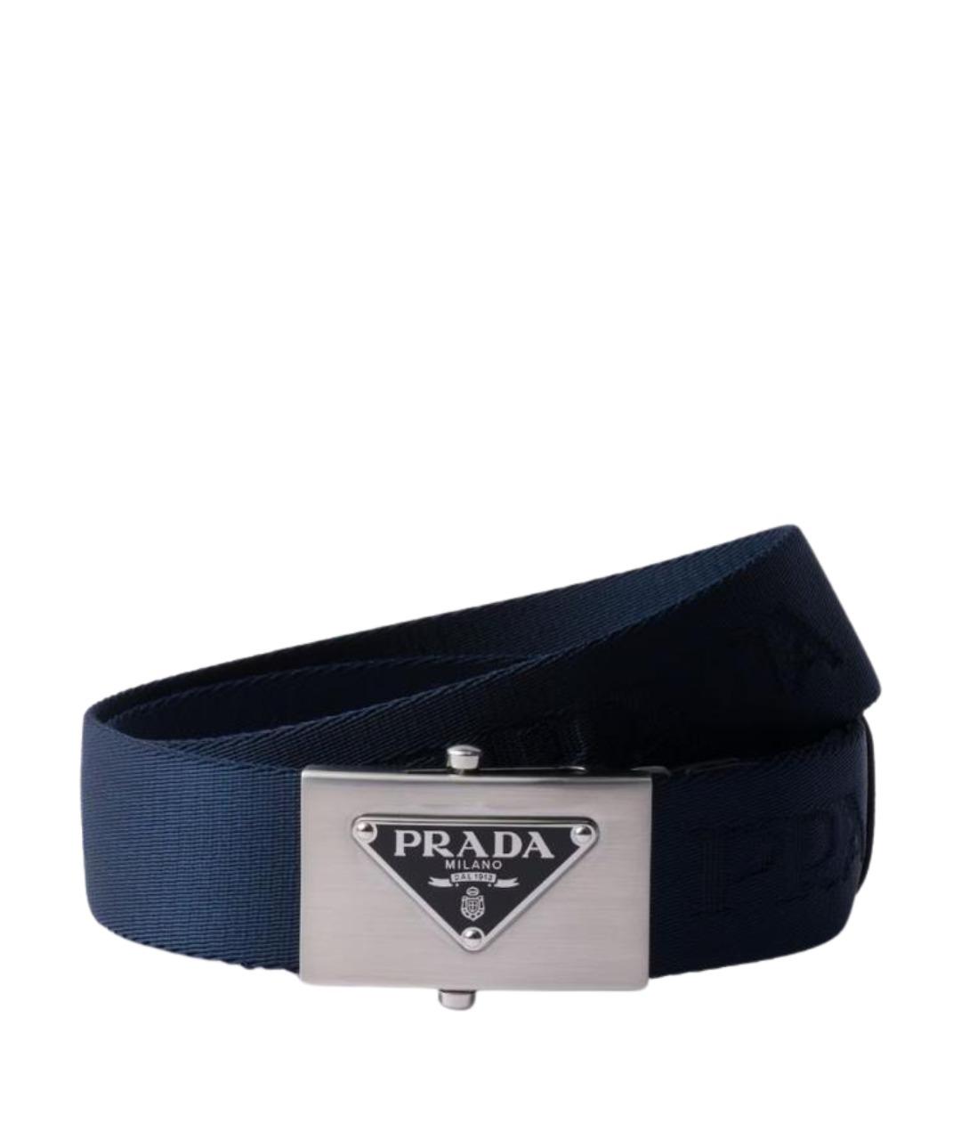 PRADA Темно-синий ремень, фото 1