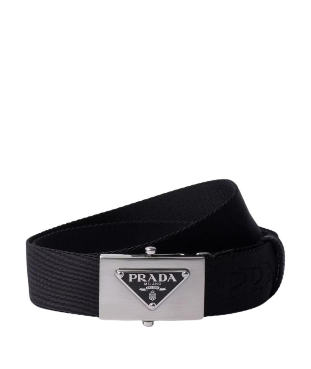 PRADA Черный ремень, фото 1