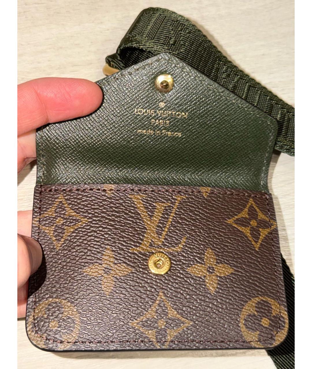 LOUIS VUITTON Коричневая сумка через плечо из канвы, фото 5