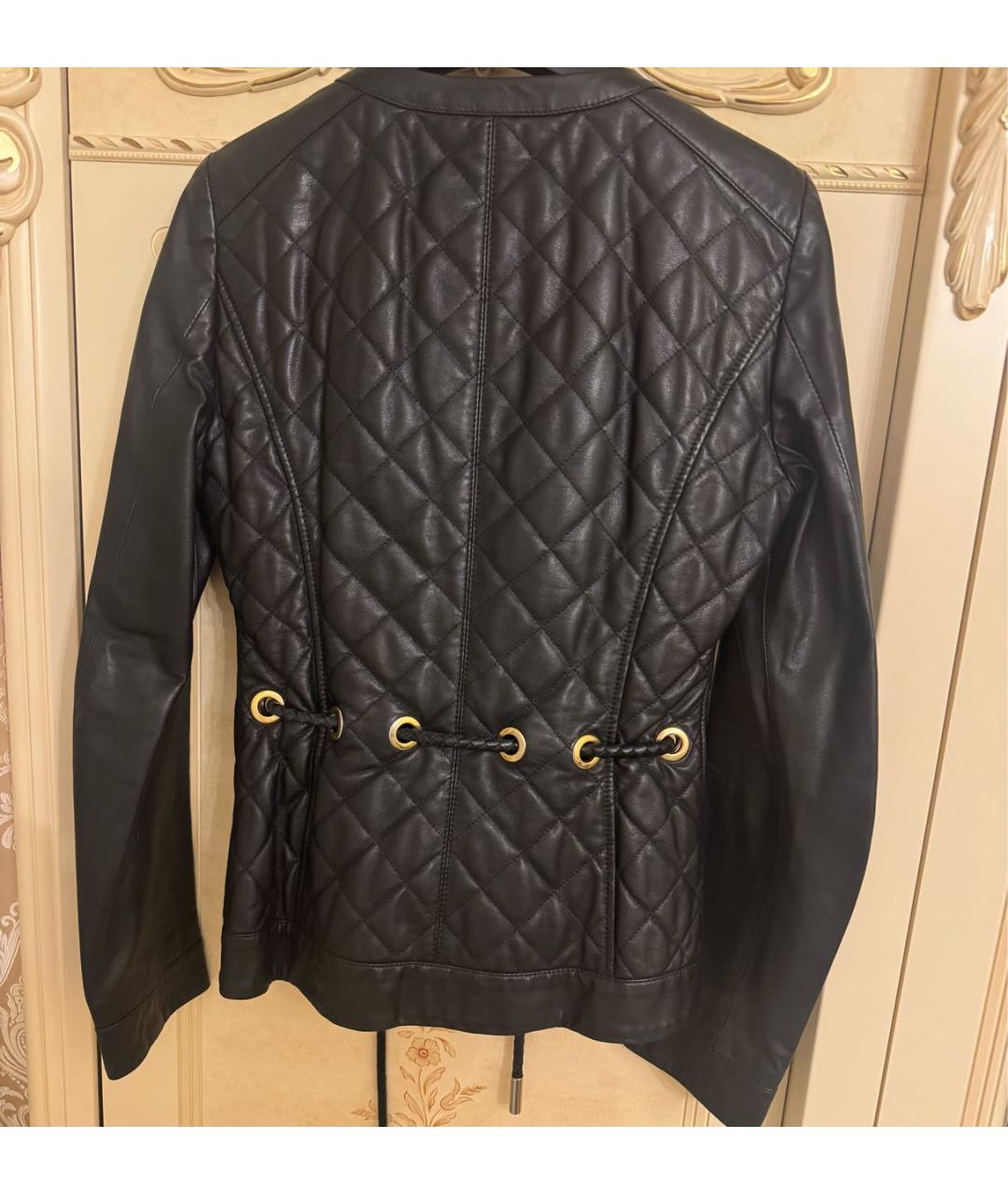 ETRO Черная кожаная куртка, фото 2