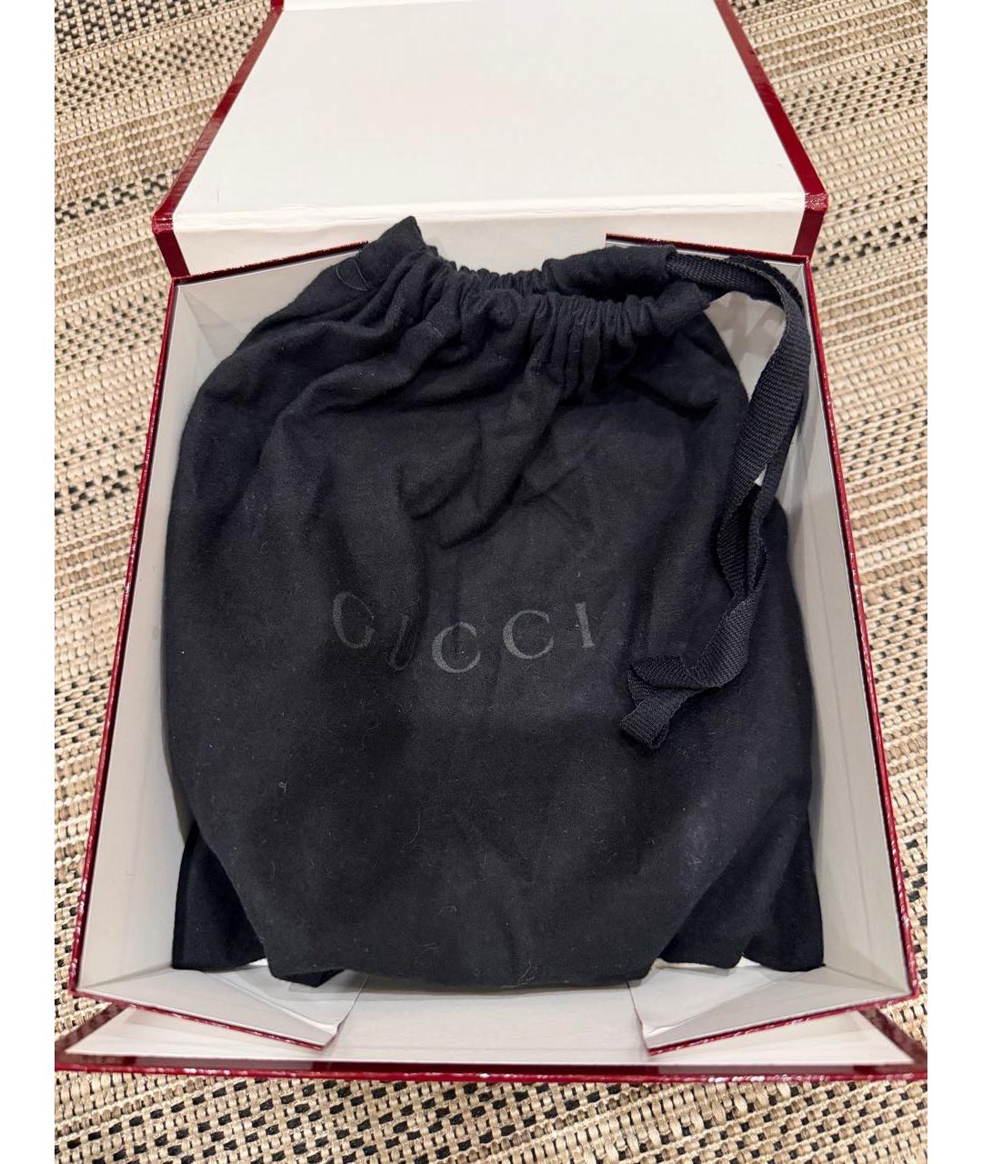 GUCCI Черный кожаный ремень, фото 6