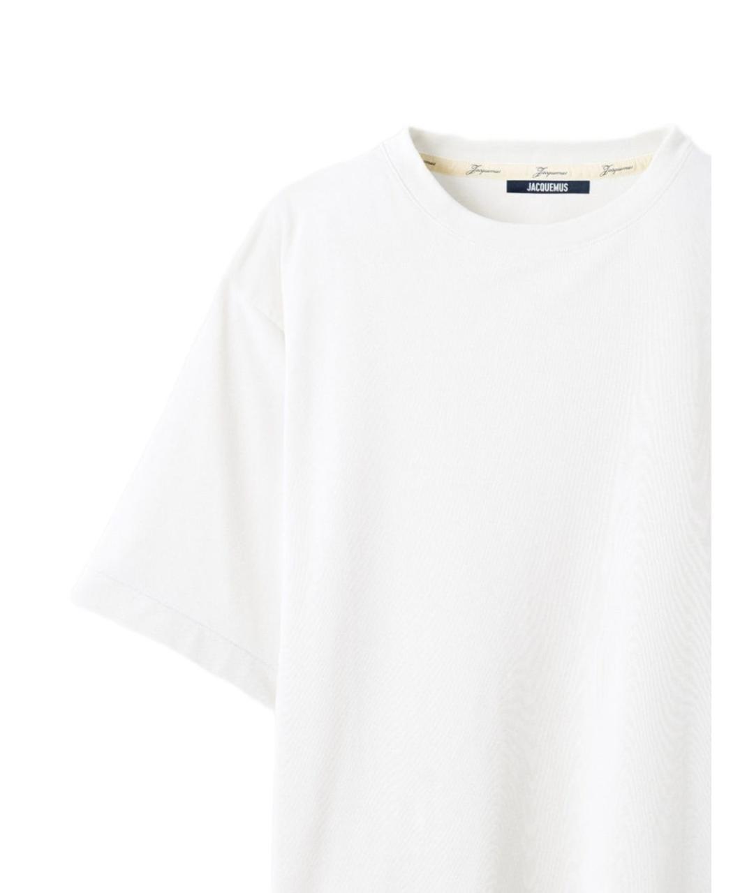 JACQUEMUS Белая футболка, фото 2