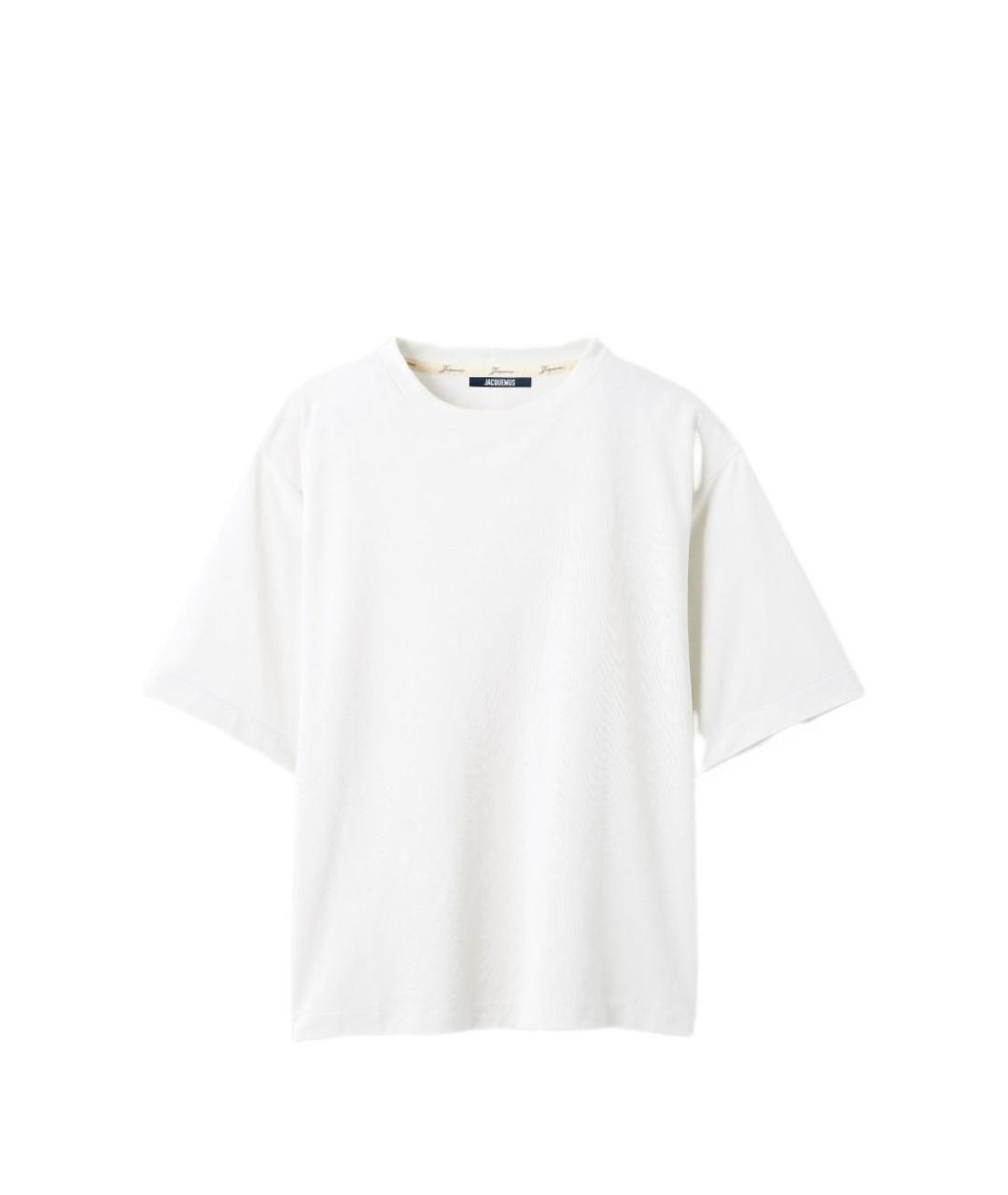 JACQUEMUS Белая футболка, фото 3