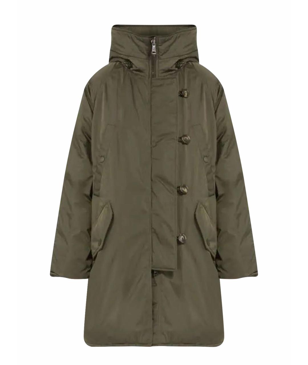 MAX MARA Хаки полиэстеровая парка, фото 1