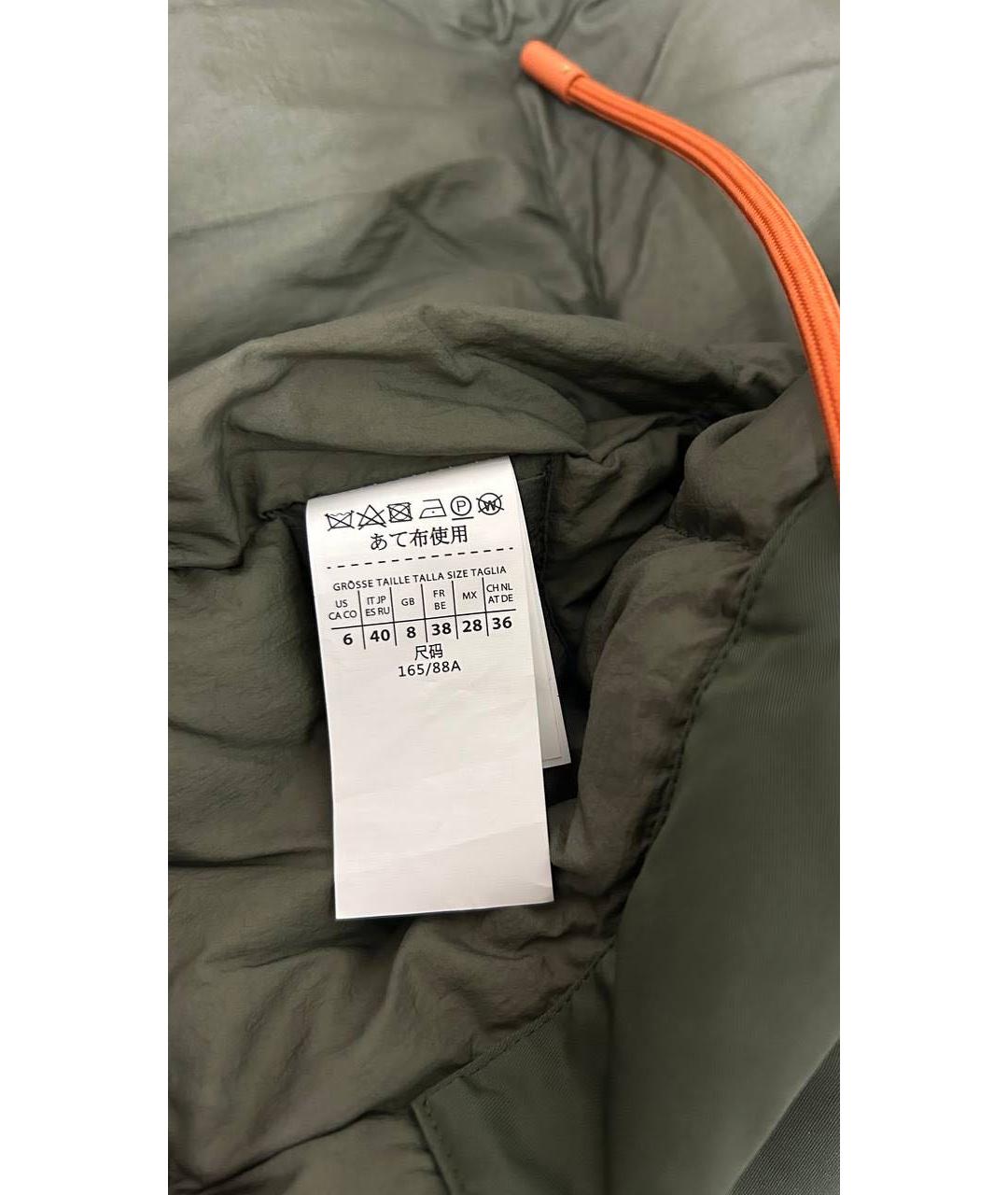 MAX MARA Хаки полиэстеровая парка, фото 7