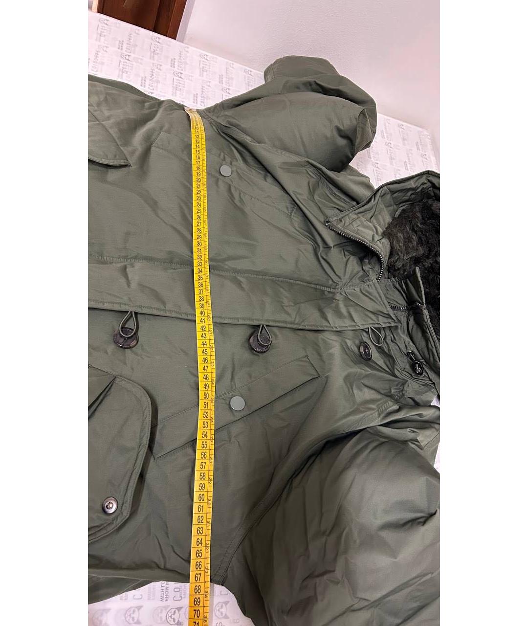 MAX MARA Хаки полиэстеровая парка, фото 4