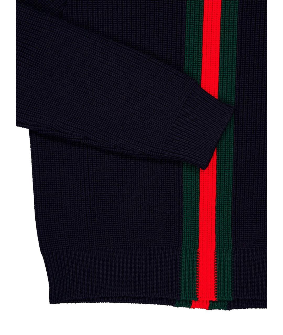 GUCCI Синий джемпер / свитер, фото 3